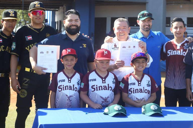 Firman convenio Academia de Beisbol del Pacífico y Asociación Estatal