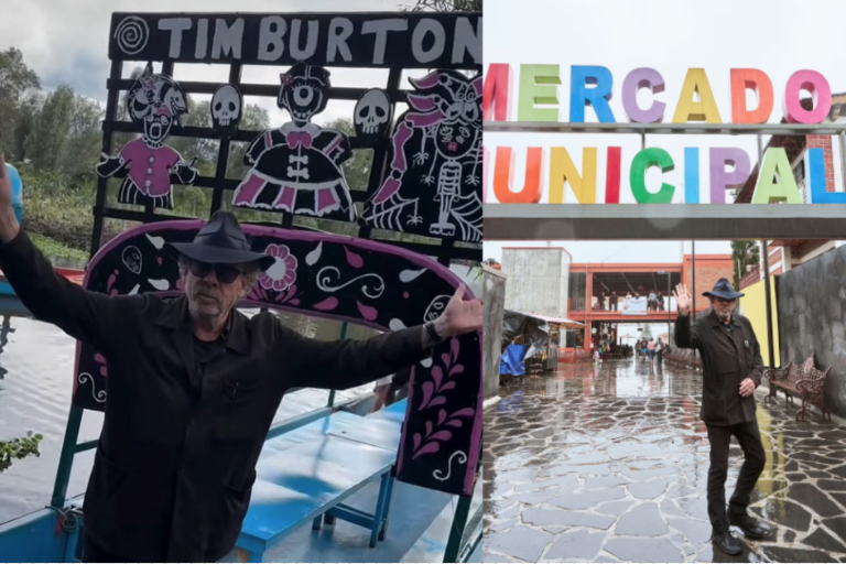 Conoce Tim Burton Tepoztlán y Xochimilco en su visita a México