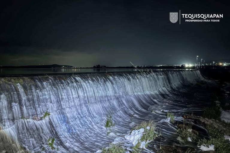 Querétaro: Tequisquiapan en fase roja por lluvias; presa Centenario está al 113 % de su capacidad