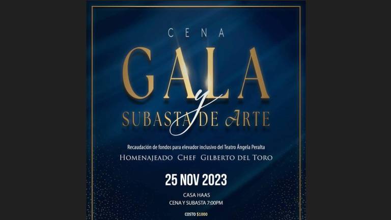 Invitan a cena gala y subasta de arte con fines altruistas