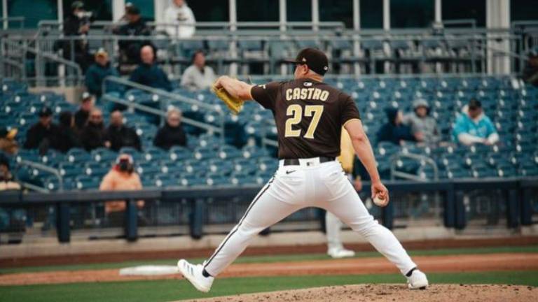Manuel Castro continúa con su sólida temporada, al grado de haber sido ascendi a la categoría de Triple A de los Padres de San Diego.