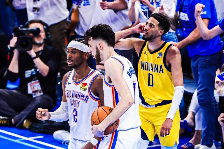 El Thunder impone su localía ante Pacers y queda a un triunfo del título de la NBA