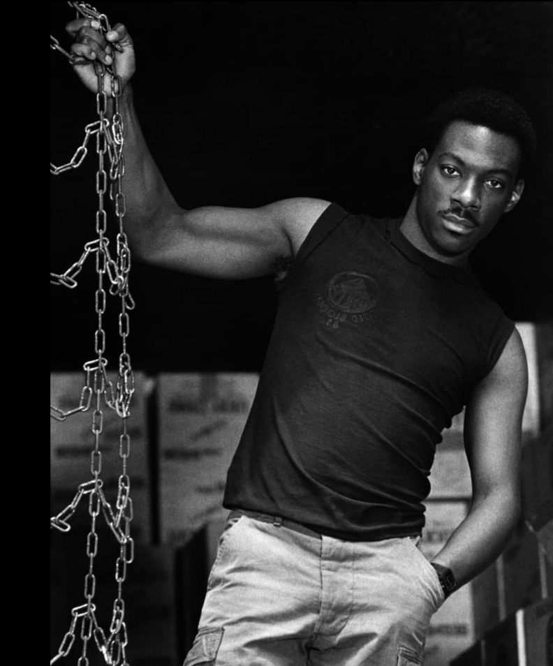 $!Eddie Murphy en 1984 protagonizando Un detective suelto en Beverly Hills.