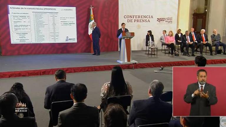 Presentación del plan del Gobierno de México para contener la inflación.