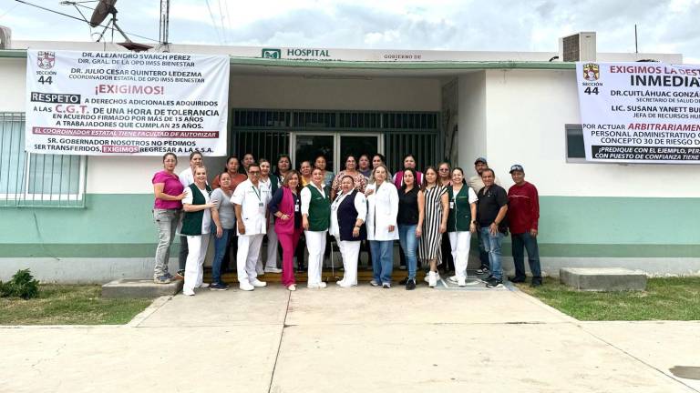 La sesión permanente del Sindicato de Trabajadores al Servicio del Sector Salud fue pausada tras un acuerdo con autoridades estatales y del IMSS Bienestar.