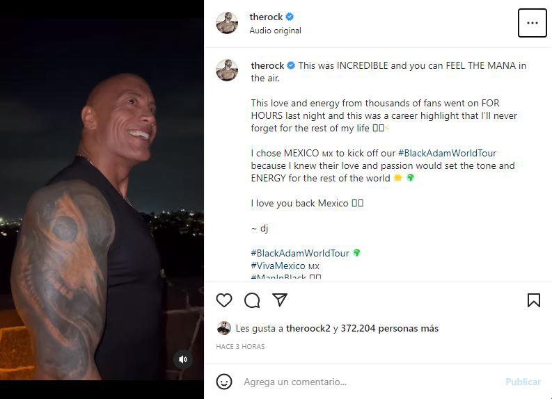 $!Visita Dwayne Johnson México para promover su película ‘Black Adam’