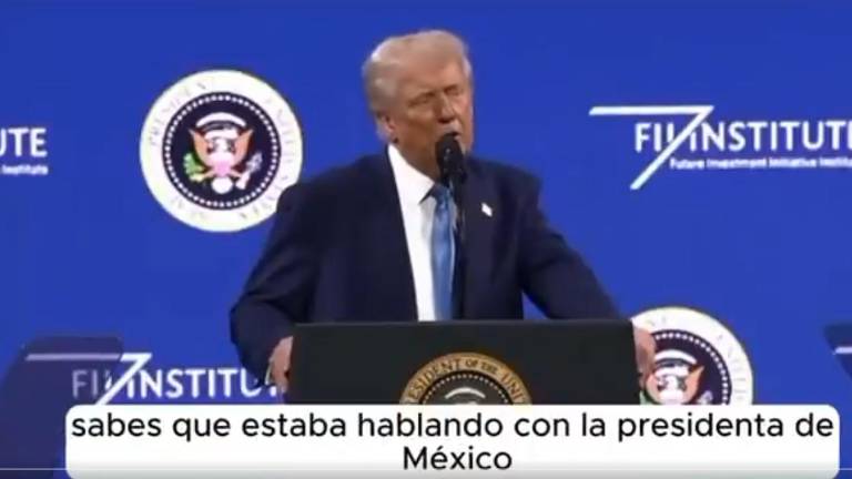 Donald Trump agradeció a Claudia Sheinbaum por la idea de la campaña que buscará advertir sobre los efectos perjudiciales de las drogas en la salud.