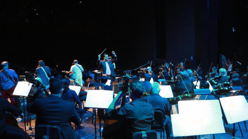 $!Samuel Murillo dirigió el concierto.