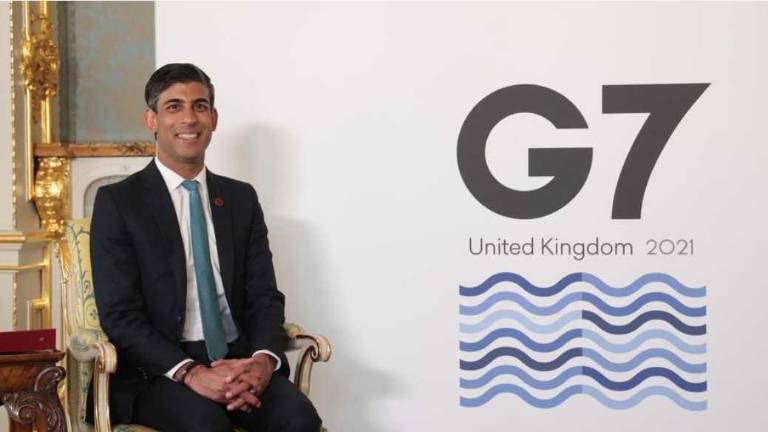 Rishi Sunak, ministro británico.
