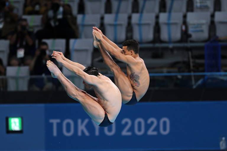 Cuarto lugar para Castillo y Celaya en dramática competencia de clavados en Tokio 2020