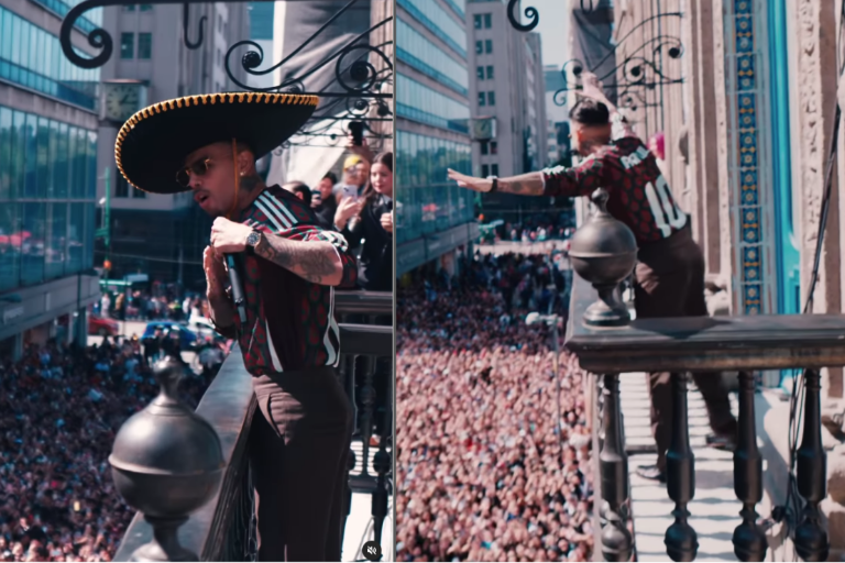 Congrega Rauw Alejandro a miles de fans en el Centro Histórico de CDMX