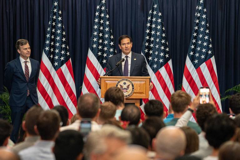 Marco Rubio y De la Fuente dialogan sobre seguridad en la frontera