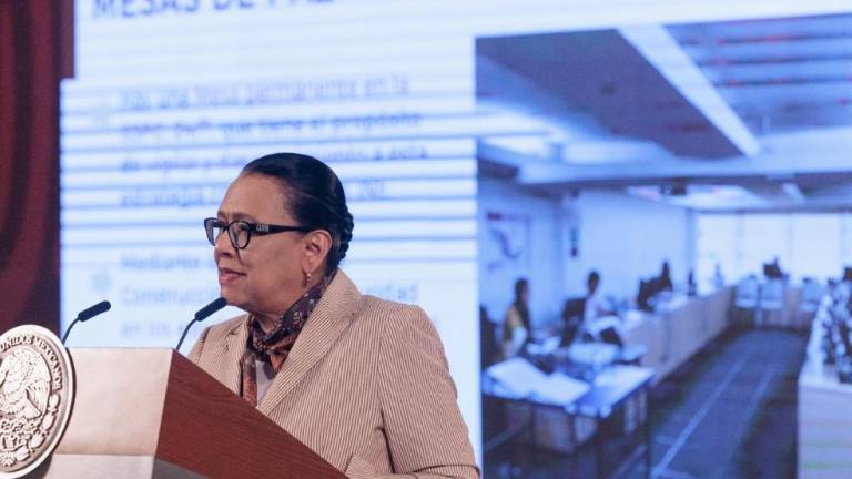Rosa Icela Rodríguez informó que el INE derivó al OPLE de Guanajuato las solicitudes de seguridad de candidatos locales, como la de la aspirante a la Alcaldía de Celaya.