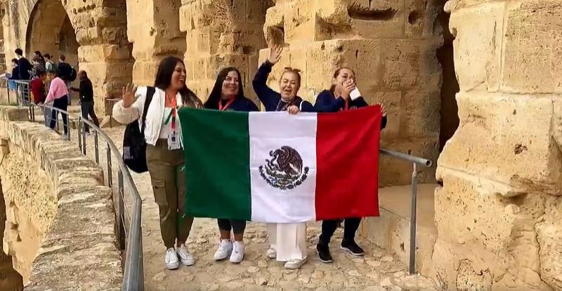 $!¡Orgullo porteño! Alumnas de Prepa Vasconcelos ganan oro en Túnez
