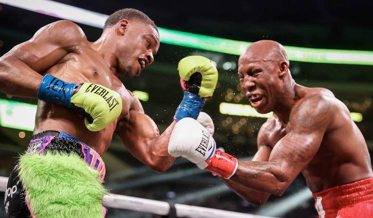 Errol Spence Jr. obtiene su tercer cetro Welter tras vencer a Yordenis Ugás