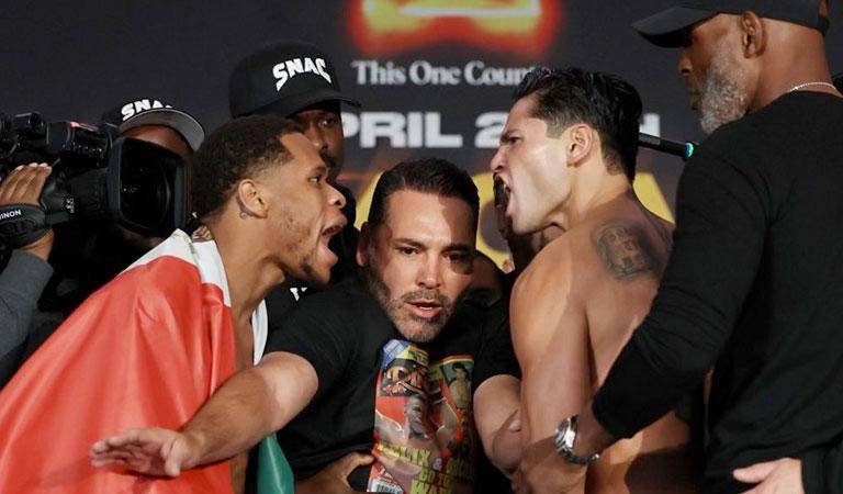 Ryan García falla en el peso para su pelea ante Devin Haney