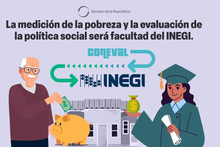 Senado aprueba extinción de Coneval y transfiere funciones al Inegi