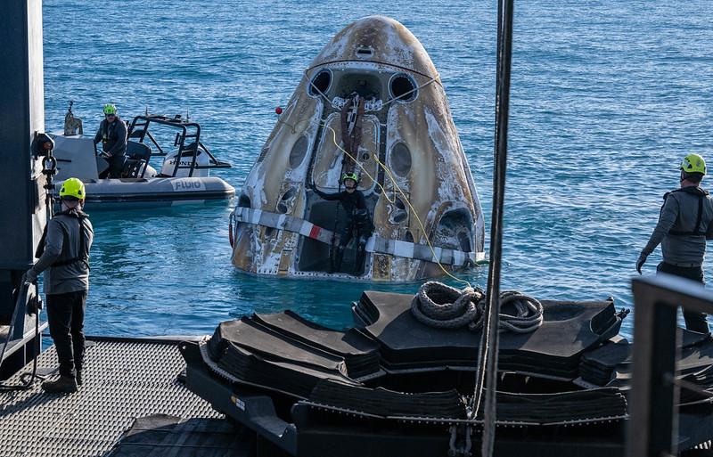 $!Tripulación SpaceX-9 de la NASA regresa a la Tierra tras su misión científica