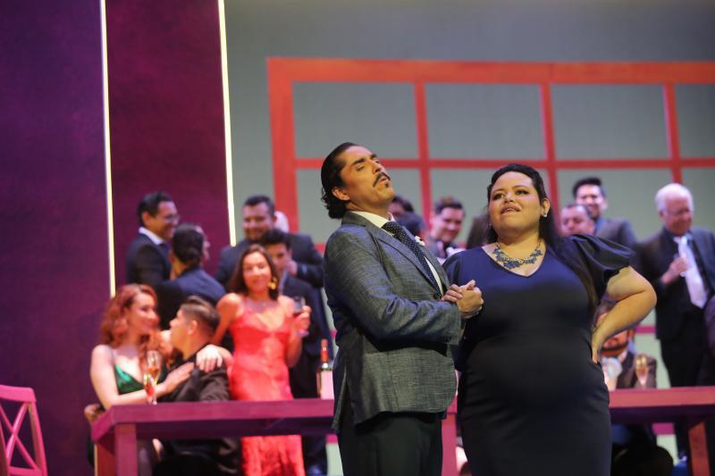 $!Édgar Villalva (Duque de Mantua) y Ángela Rodríguez (Condesa Ceprano).