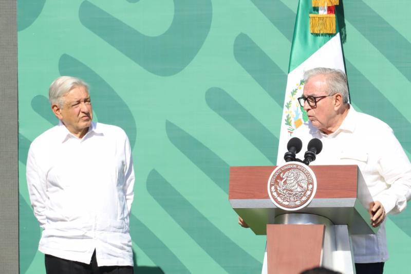 $!Destaca Rocha obras hidroagrícolas y de agua potable para el sur de Sinaloa y carreteras a Texas