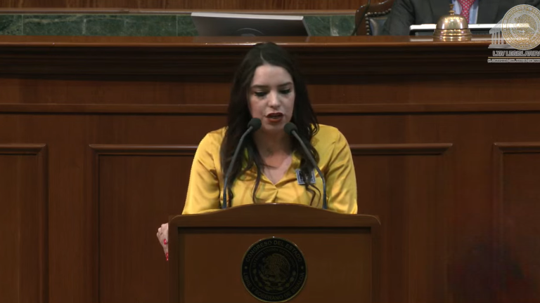 La Diputada del PAS, Elizabeth Chía Galaviz, pidió que el dictamen sea regresado a la comisión correspondiente para que sea presentado en sentido positivo.