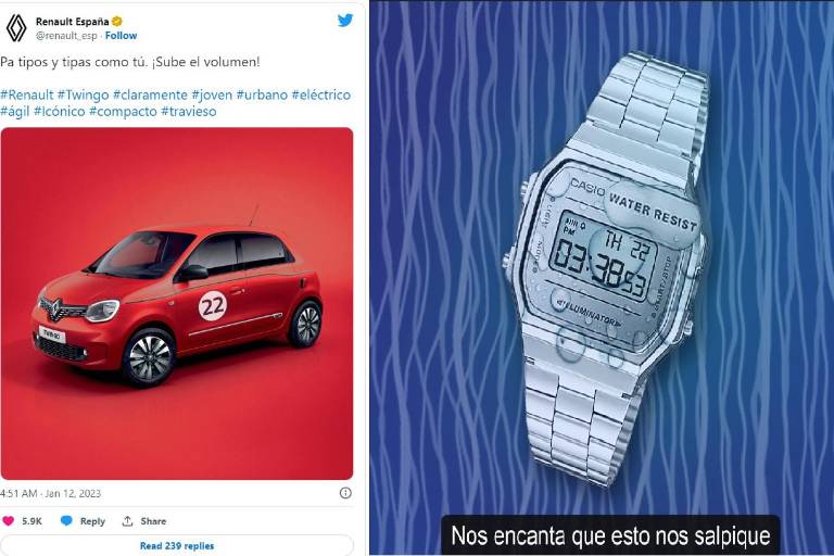 Responden Twingo y Casio a Shakira: ‘Nos encanta que esto nos salpique’, ‘Para tipas como tú’