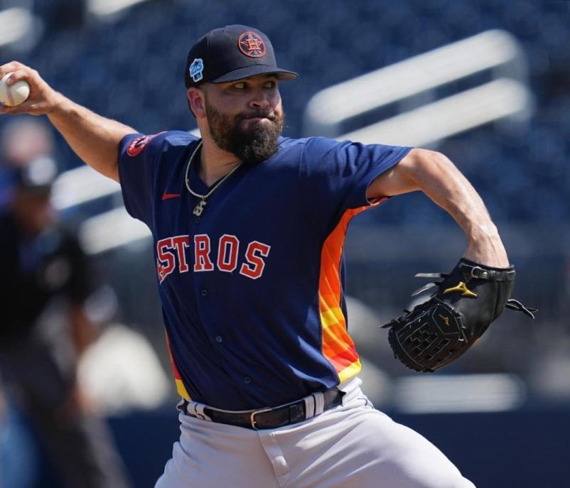 $!Urquidy cierra pretemporada con triunfo en escandalosa paliza de Astros a Cardenales