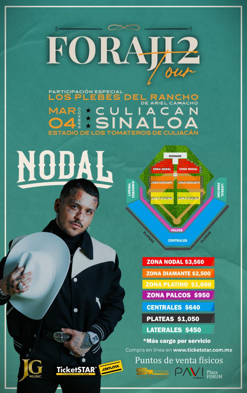 $!Cantará Christian Nodal en Culiacán con su ‘Foraji2 Tour’