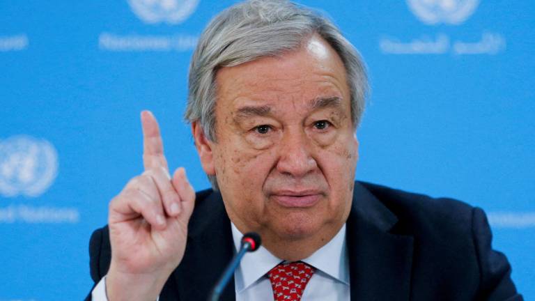 El Secretario General de la ONU, António Guterres.