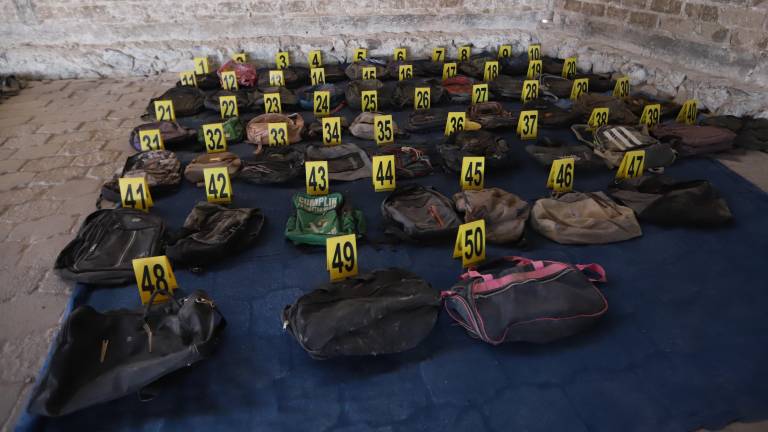 La lista se compone de 495 indicios que van desde pantalones, playeras, suéteres, camisas, bermudas, bolsos y mochilas.