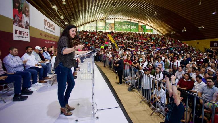Luisa María Alcalde afirmó que el Gobernador de Sinaloa se encuentra respaldado por el Gobierno federal.