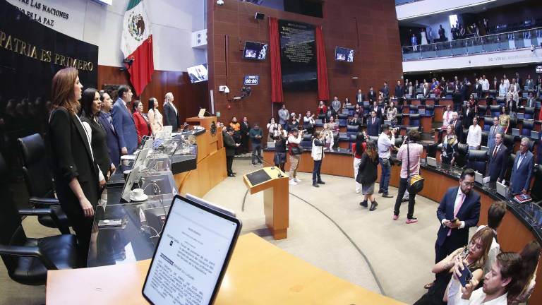 En el Pleno de la Cámara de Senadores se anunció la validación de la reforma a la Ley Federal de Armas de Fuego y Explosivos.