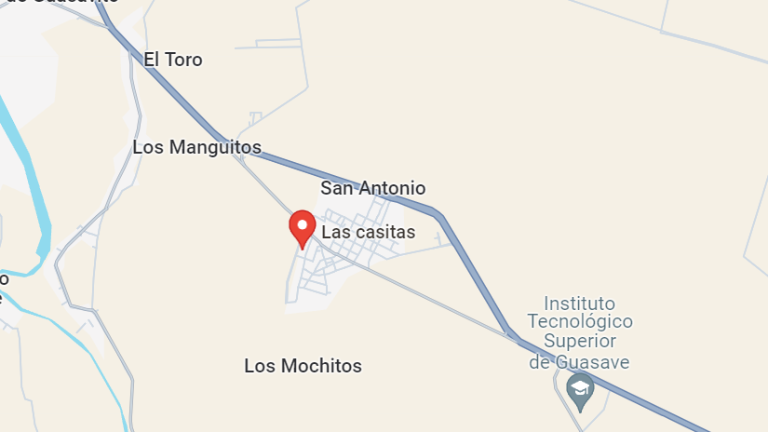 La agresión se registró en en Las Casitas, Guasave.