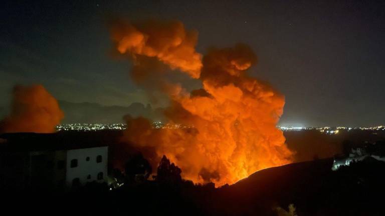 Bombardeo del Ejército de Israel en Líbano.