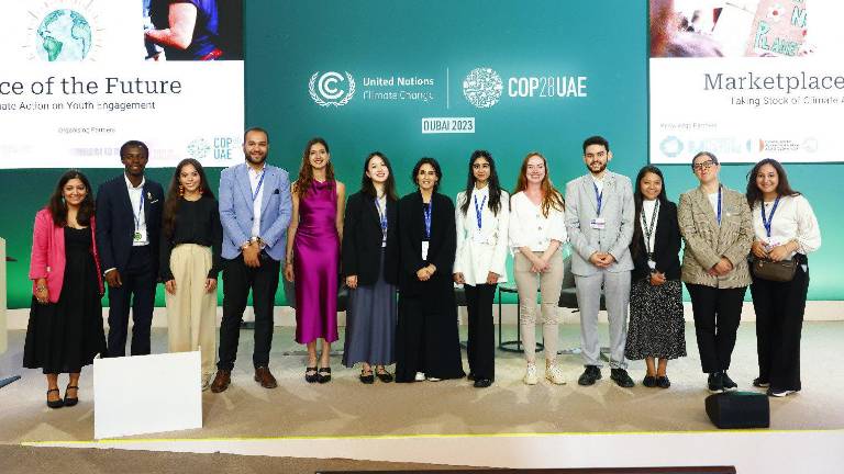 La COP28 recibió un documento político elaborado con más de 750 mil aportaciones recibidas de jóvenes de más de 150 países.