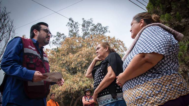 Juan de Dios Gámez Mendívil visitó las zonas de Aguaruto, Bachigualatito y Campo El Diez.