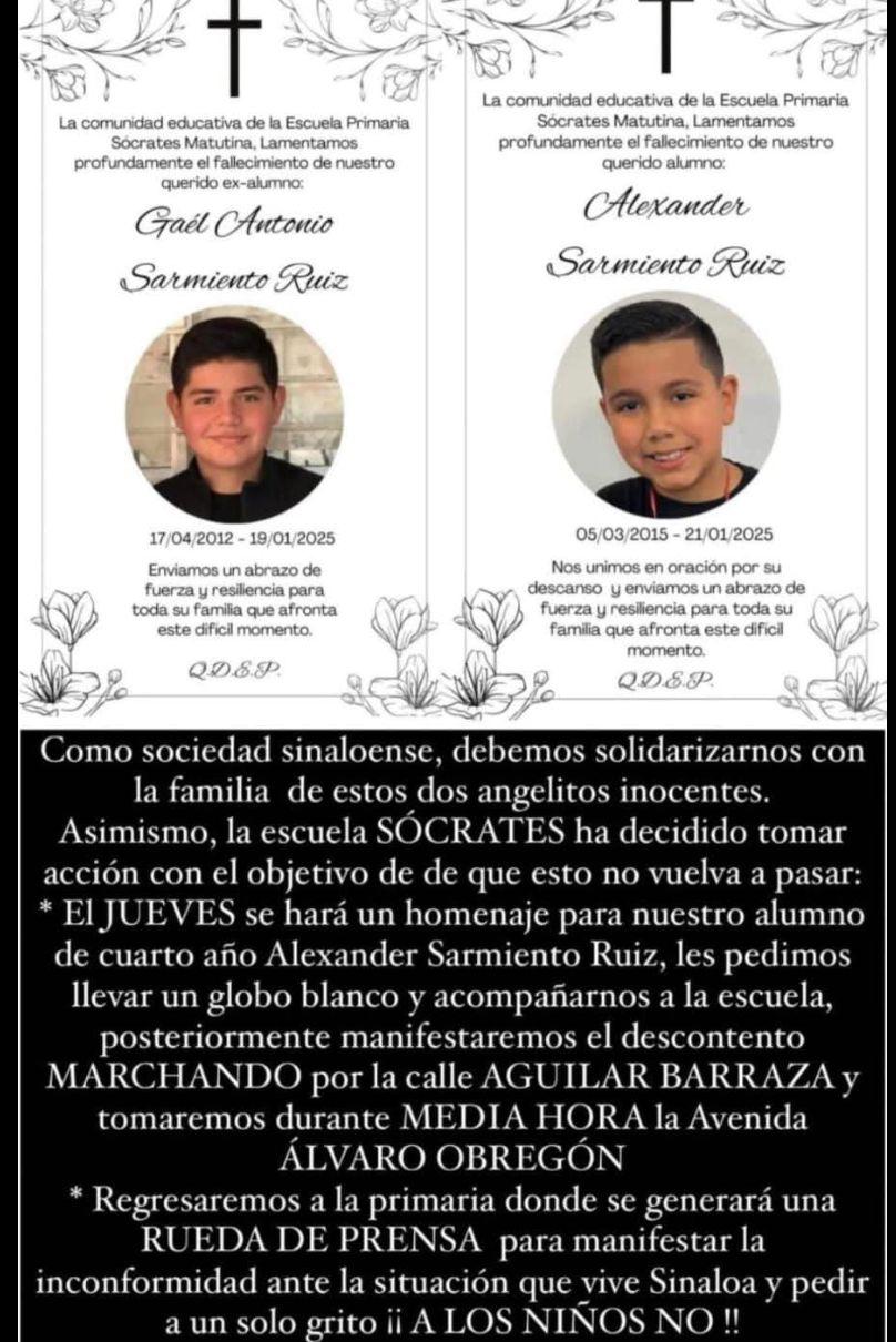 $!Antonio, Gael y Alexander: que la indignación nos una