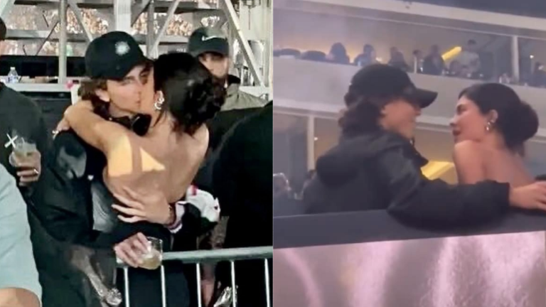 Kylie Jenner y el actor Timothée Chalamet se muestran bastante enamorados.