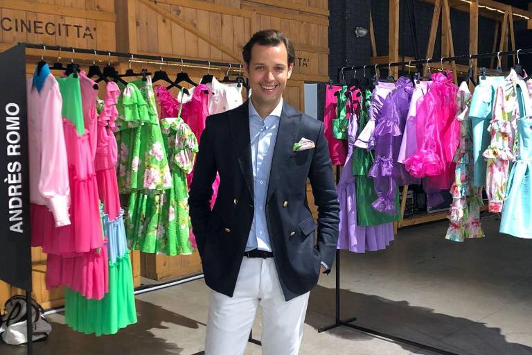 El sinaloense Andrés Romo triunfa en la Semana de la Moda de Roma