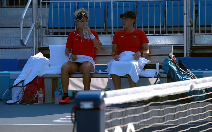 $!Mazatleca Olmos es eliminada en el dobles de tenis en Tokio 2020