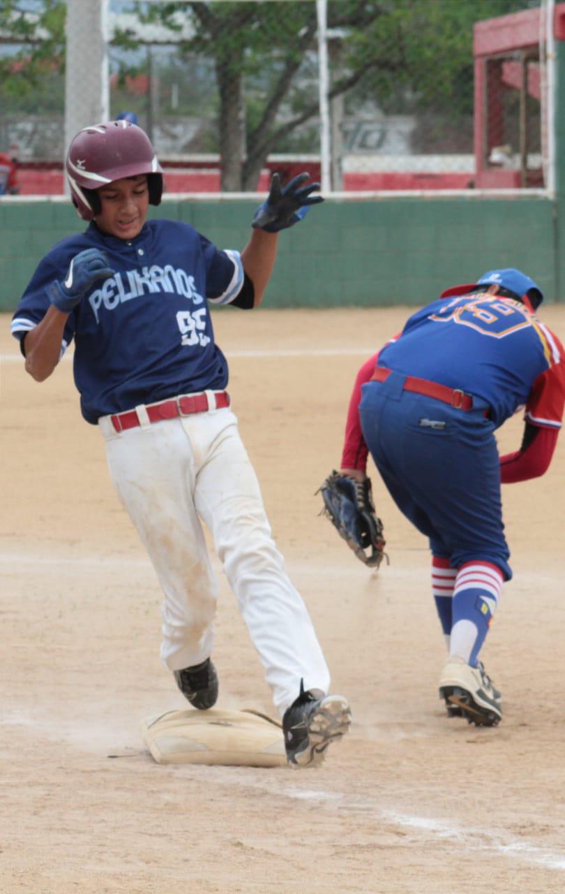 $!Liga Pelikanos vence a Muralla y avanza a cuartos de final en el Nacional de Beisbol Juvenil Menor
