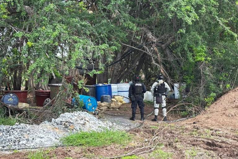 En Mocorito aseguran área para elaboración de drogas