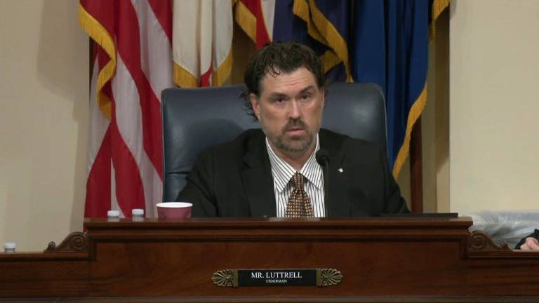 Morgan Luttrell, de la Cámara de Representantes de Estados Unidos.