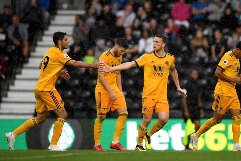 Diogo Jota y Raúl Jiménez, una sociedad que dejó huella en los Wolves