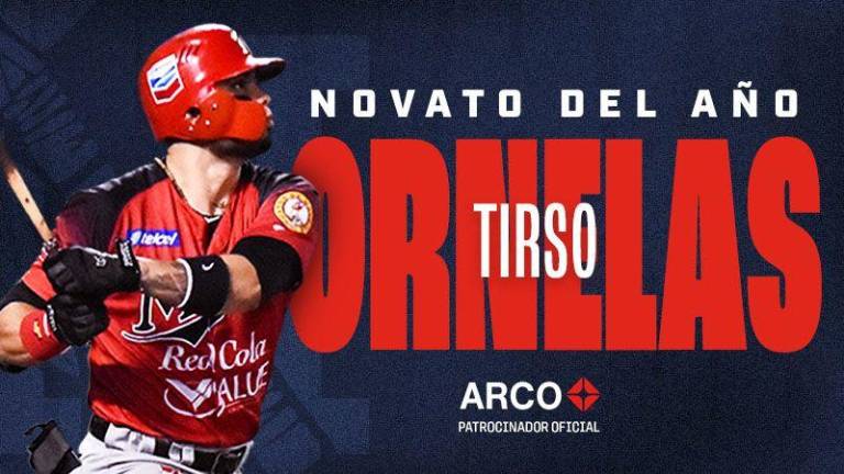 Tirso Ornelas, de Mayos de Navojoa, es designado el Novato del Año en la LMP