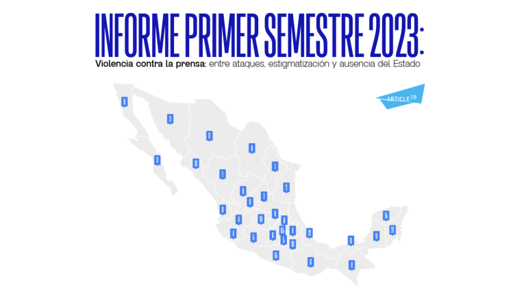 Agresiones a periodistas registradas en las diferentes entidades del País; en Sinaloa se documentaron 13 casos en el primer semestre.