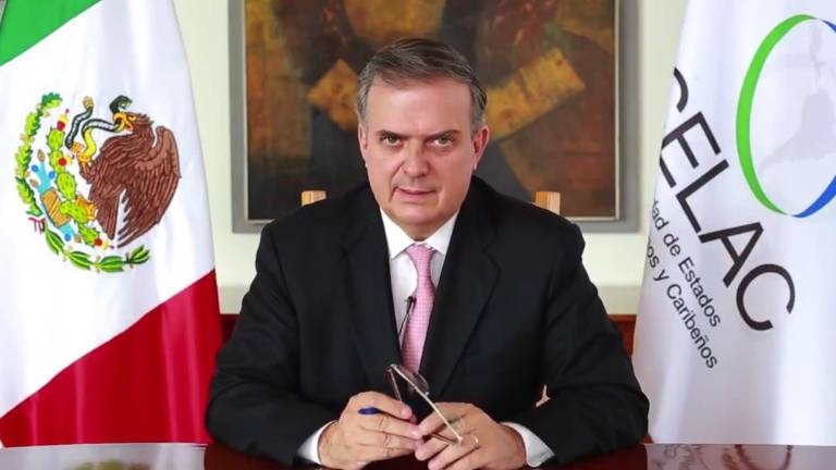 El Secretario de Relaciones Exteriores (SRE), Marcelo Ebrard Casaubon.