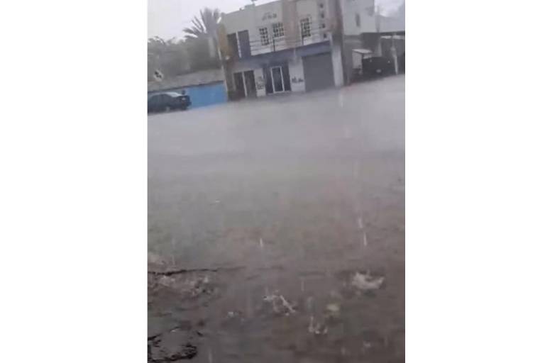 Cae fuerte lluvia en Concordia; reportan zonas sin energía eléctrica