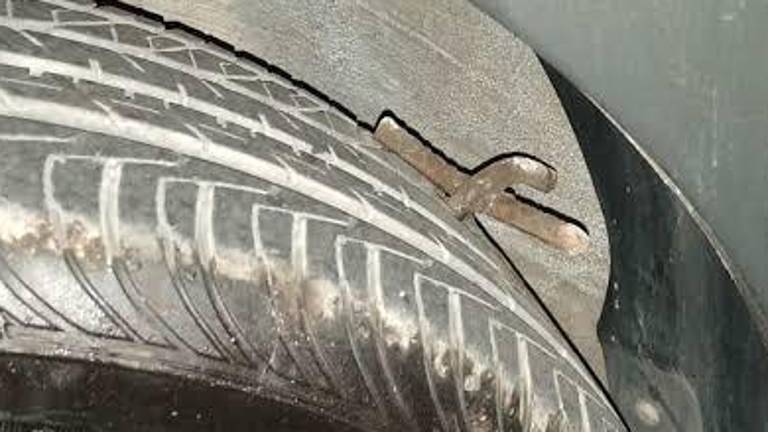 Por lo menos en siete ocasiones fueron arrojados ‘ponchallantas’ en las calles de Culiacán.