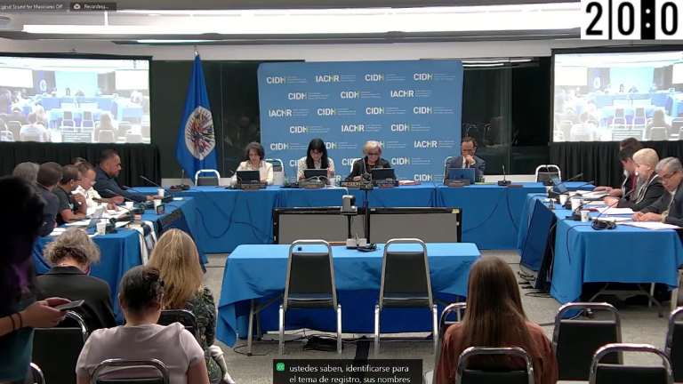 Audiencia convocada por la CIDH como parte del seguimiento de la medida cautelar 409-14.